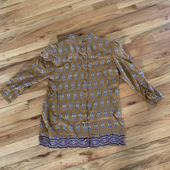 richard warren 100% silk vintage top size 8 - Picture 1 of 6